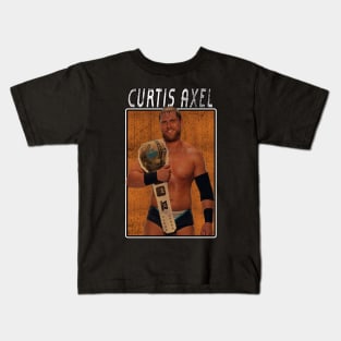 Vintage Wwe Curtis Axel Kids T-Shirt